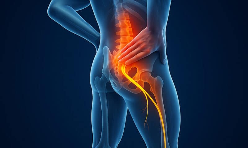 can back pain travel into your legs